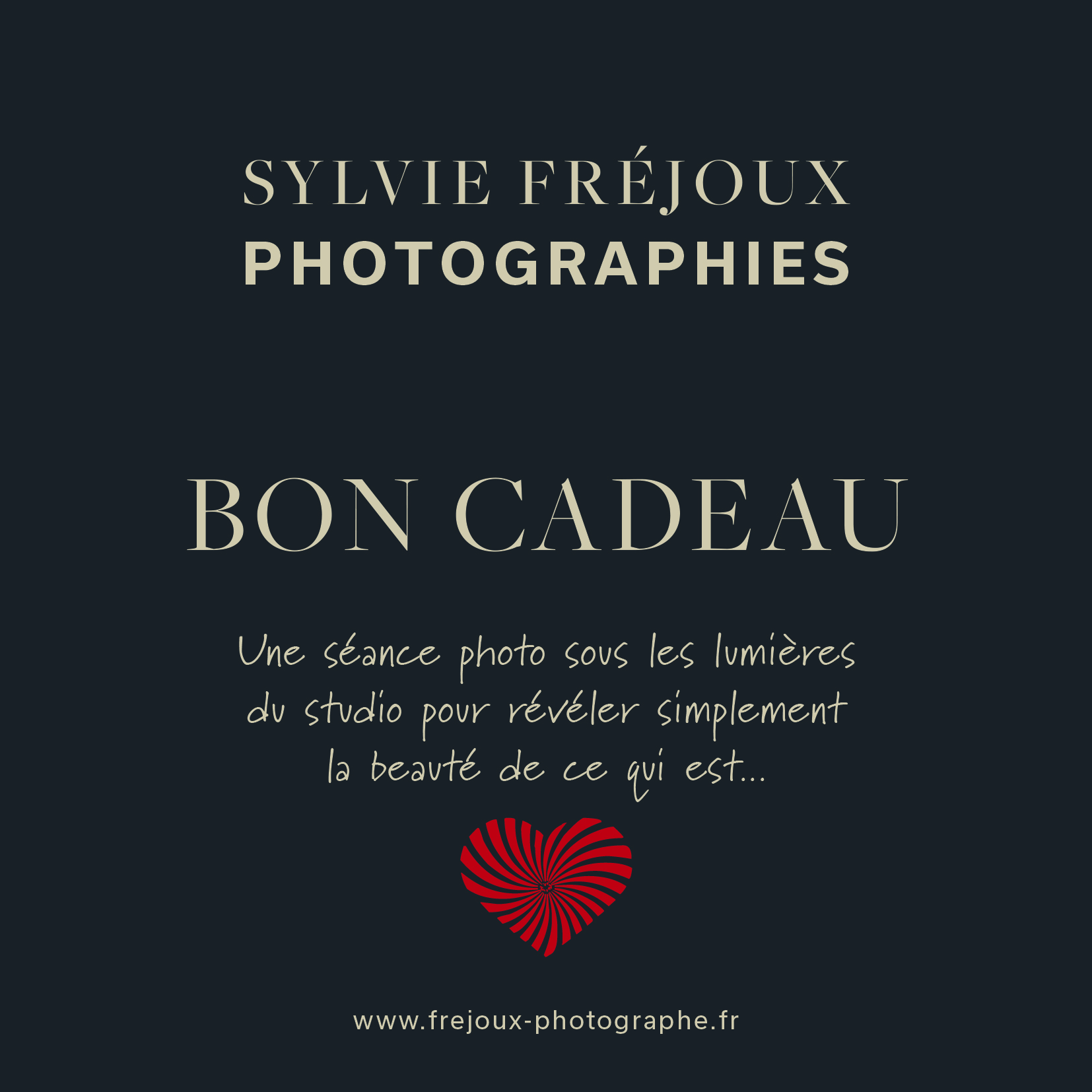 carte cadeau séance portrait à toulon